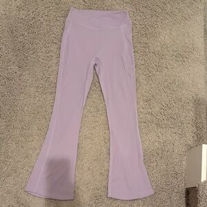 WORN ONCE! Lavender kids 10-12 crossover flair leggings